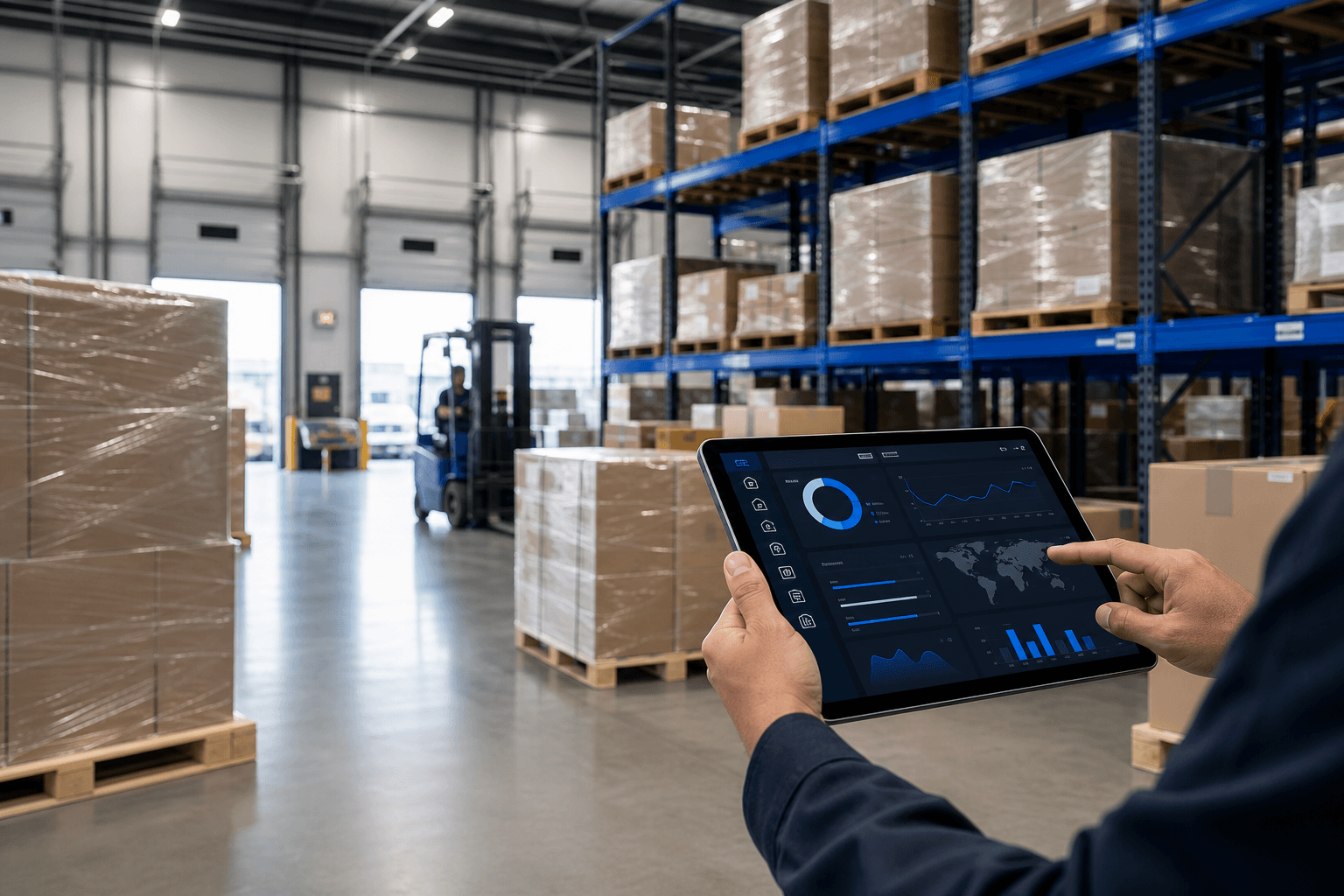 Temperature-controlled warehouse freight operations and logistics tracking